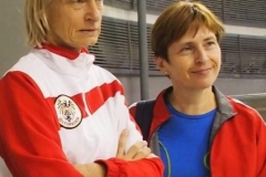 Bei der Veteraninnen WM: Astrid und Enrica