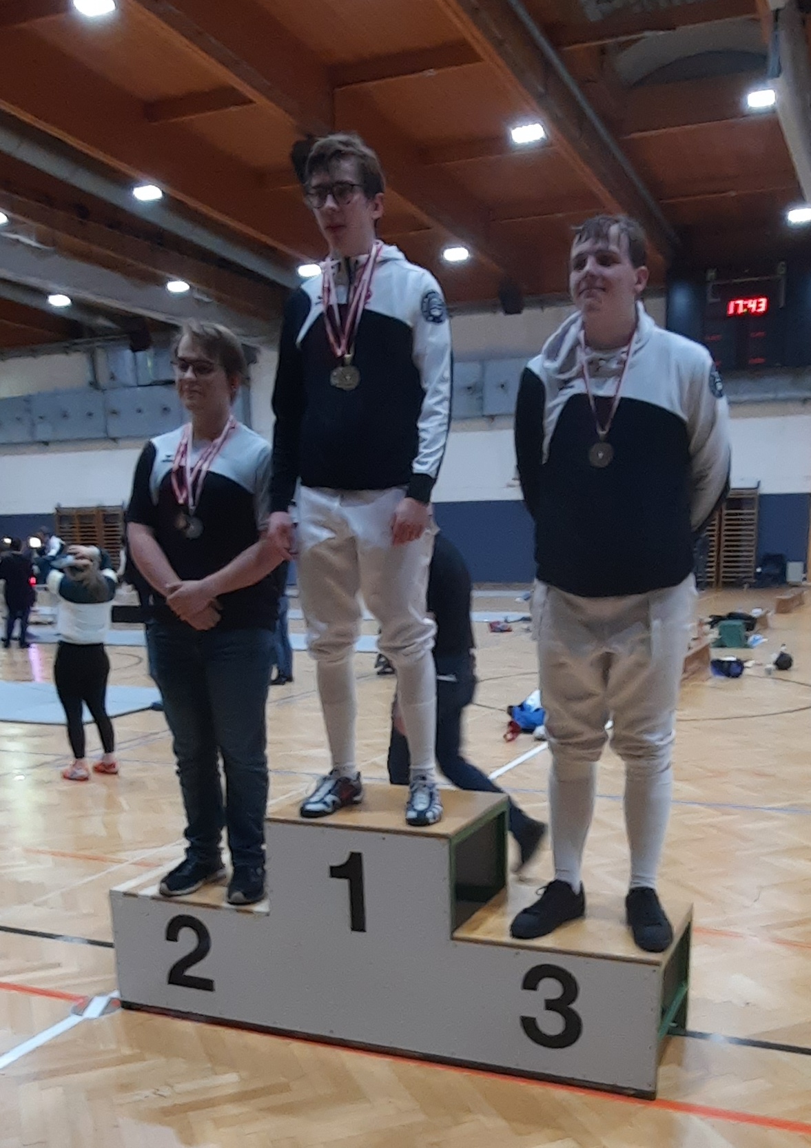 Wiener Meisterschaften im U20 Bewerb: Luki Gold, Yannic Silber und Alexander Bronze